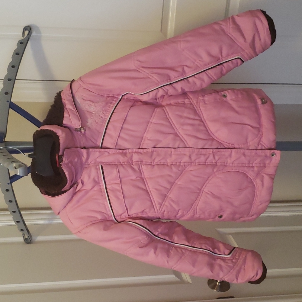Protection System Water‎ & Wind Resistant  Girl's Hooded Winter Fleece Co…